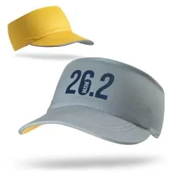 Running Comfort Performance Visor - 26.2 Marathon Run