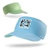 Running Comfort Performance Visor - Custom Logo -goneforarun Sales 2023 tr 46623 BLUEGREEN LOGO
