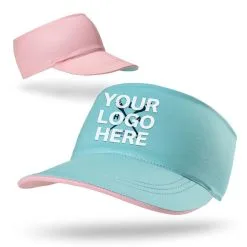 Running Comfort Performance Visor - Custom Logo -goneforarun Sales 2023 tr 46623 GREENPINK LOGO