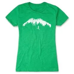 Women's Everyday Runners Tee - Trail Runner In The Mountains 17 Women's Everyday Runners Tee - Trail Runner In The Mountains -goneforarun Sales 2023 tr 46681 GREEN FLAT