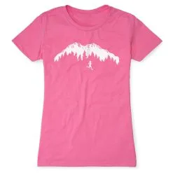 Women's Everyday Runners Tee - Trail Runner In The Mountains 18 Women's Everyday Runners Tee - Trail Runner In The Mountains -goneforarun Sales 2023 tr 46681 HOTPINK FLAT