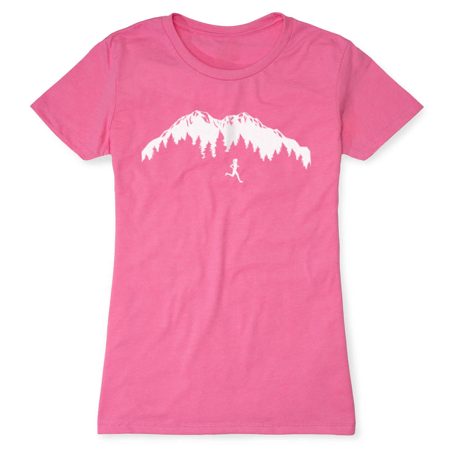 Women's Everyday Runners Tee - Trail Runner In The Mountains 8 Women's Everyday Runners Tee - Trail Runner In The Mountains - Image 6