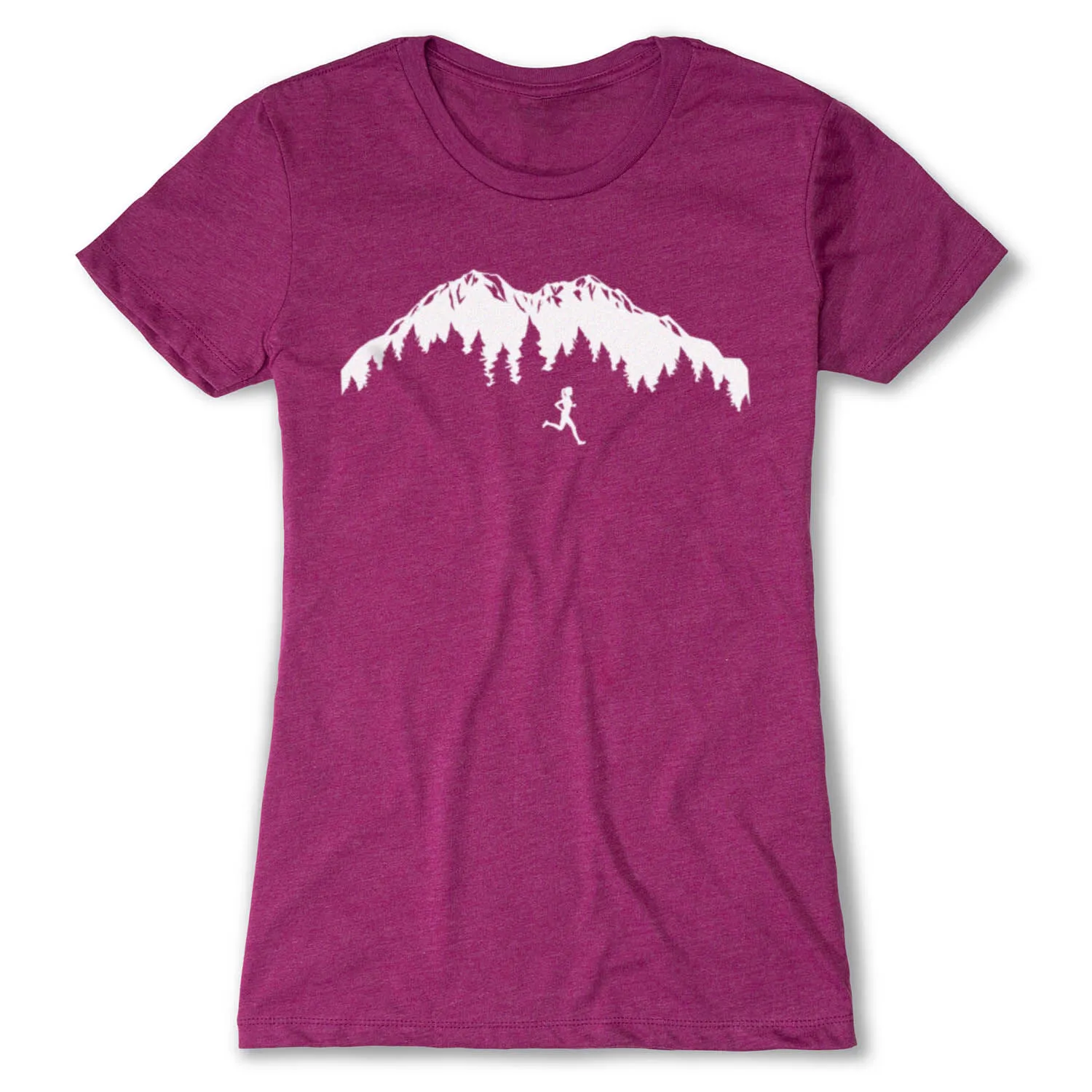 Women's Everyday Runners Tee - Trail Runner In The Mountains 9 Women's Everyday Runners Tee - Trail Runner In The Mountains - Image 7