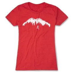 Women's Everyday Runners Tee - Trail Runner In The Mountains 20 Women's Everyday Runners Tee - Trail Runner In The Mountains -goneforarun Sales 2023 tr 46681 RED FLAT