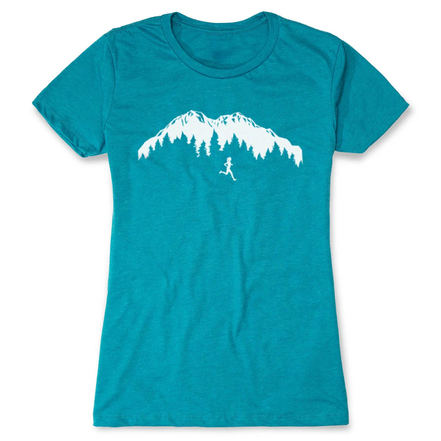 Women's Everyday Runners Tee - Trail Runner In The Mountains 13 Women's Everyday Runners Tee - Trail Runner In The Mountains - Image 11