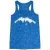 Flowy Racerback Tank Top - Trail Runner In The Mountains -goneforarun Sales 2023 tr 46683 BLUE MAIN