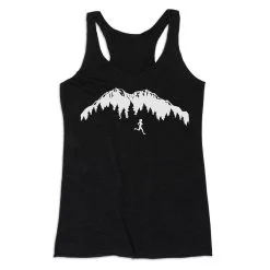 Women's Everyday Tank Top - Trail Runner In The Mountains -goneforarun Sales 2023 tr 46684 BLACK MAIN