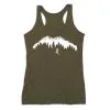 Women's Everyday Tank Top - Trail Runner In The Mountains