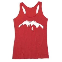 Women's Everyday Tank Top - Trail Runner In The Mountains -goneforarun Sales 2023 tr 46684 RED MAIN
