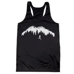 Women's Racerback Performance Tank Top - Trail Runner In The Mountains 14 Women's Racerback Performance Tank Top - Trail Runner In The Mountains -goneforarun Sales 2023 tr 46685 BLACK MAIN