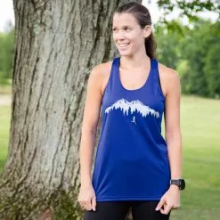 Women's Racerback Performance Tank Top - Trail Runner In The Mountains 13 Women's Racerback Performance Tank Top - Trail Runner In The Mountains -goneforarun Sales 2023 tr 46685 ROYAL FEMALE