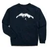 Running Raglan Crew Neck Pullover - Trail Runner In The Mountains -goneforarun Sales 2023 tr 46691 NAVY MAIN