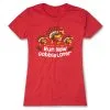 Women's Everyday Runners Tee - Run Now Gobble Later Turkey Trot -goneforarun Sales 2023 tr 46782 RED FLAT
