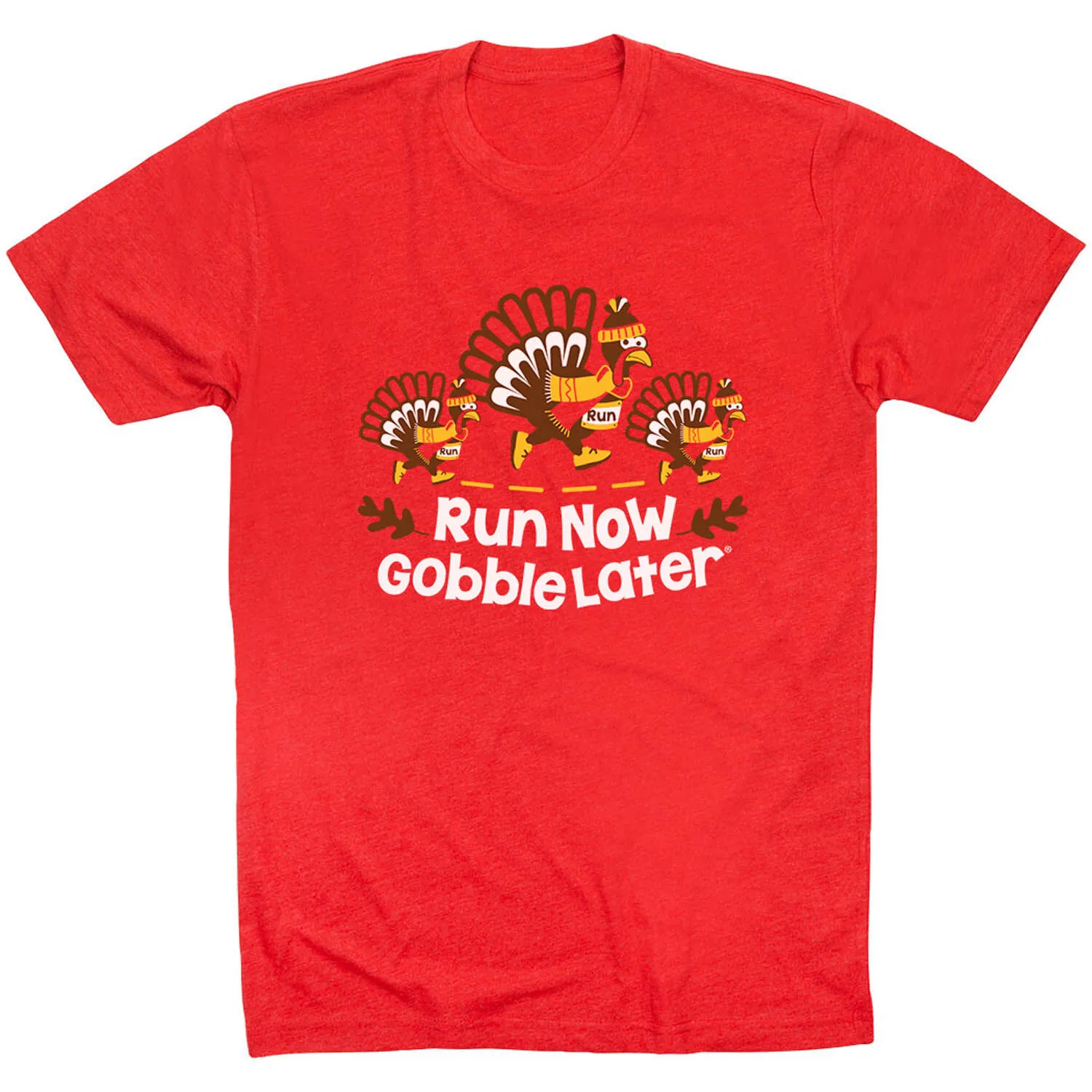 Running Short Sleeve T-Shirt - Run Now Gobble Later Turkey Trot 10 Running Short Sleeve T-Shirt - Run Now Gobble Later Turkey Trot - Image 8