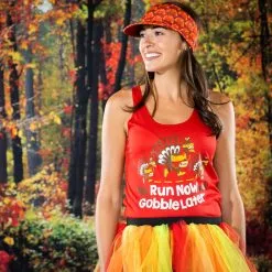 Women's Racerback Performance Tank Top - Run Now Gobble Later Turkey Trot -goneforarun Sales 2023 tr 46786 RED LIFESTYLE 2