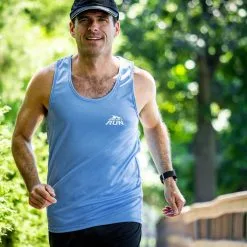 Men's Running Performance Tank Top - Gone For A Run® Logo - Mini -goneforarun Sales 2023 tr 46813 LIGHTBLUE LIFESTYLE