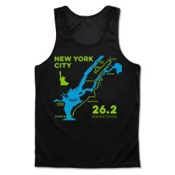 Men's Running Performance Tank Top - New York City Route