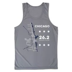 Men's Running Performance Tank Top - Chicago Route 14 Men's Running Performance Tank Top - Chicago Route -goneforarun Sales 2023 tr 46816 GRAPHITE MAIN