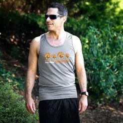 Men's Running Performance Tank Top - Run Now Gobble Later Turkeys -goneforarun Sales 2023 tr 46817 GRAPHITE LIFESTYLE
