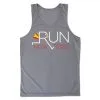 Men's Running Performance Tank Top - Let's Run Now Gobble Later