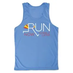 Men's Running Performance Tank Top - Let's Run Now Gobble Later -goneforarun Sales 2023 tr 46818 LIGHTBLUE MAIN