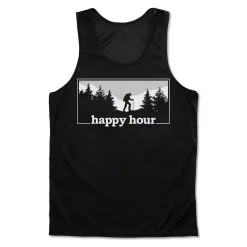 Men's Hiking Performance Tank Top - Happy Hour Hiker (Male) -goneforarun Sales 2023 tr 46819 BLACK MAIN
