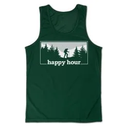 Men's Hiking Performance Tank Top - Happy Hour Hiker (Male) -goneforarun Sales 2023 tr 46819 GREEN MAIN