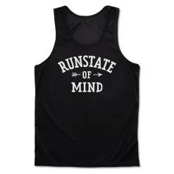 Men's Running Performance Tank Top - RunState Of Mind -goneforarun Sales 2023 tr 46823 BLACK MAIN