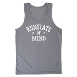 Men's Running Performance Tank Top - RunState Of Mind -goneforarun Sales 2023 tr 46823 GRAPHITE MAIN