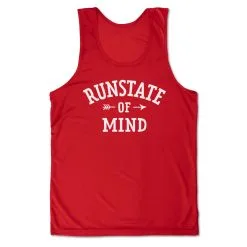 Men's Running Performance Tank Top - RunState Of Mind -goneforarun Sales 2023 tr 46823 RED MAIN