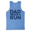 Men's Running Performance Tank Top - Dad Needs A Run -goneforarun Sales 2023 tr 46827 LIGHTBLUE MAIN