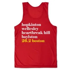 Men's Running Performance Tank Top - Run Mantra Boston -goneforarun Sales 2023 tr 46831 RED MAIN