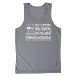 Men's Running Performance Tank Top - We Run United -goneforarun Sales 2023 tr 46832 GRAPHITE MAIN