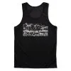 Men's Running Performance Tank Top - Ultra Runner Sketch -goneforarun Sales 2023 tr 46834 BLACK MAIN