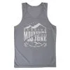 Men's Running Performance Tank Top - Running Mountains -goneforarun Sales 2023 tr 46839 GRAPHITE MAIN