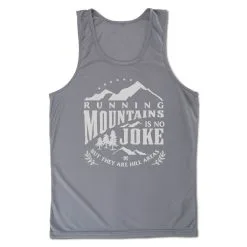 Men's Running Performance Tank Top - Running Mountains