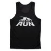 Men's Running Performance Tank Top - Gone For A Run® White Logo -goneforarun Sales 2023 tr 46840 BLACK MAIN