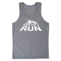 Men's Running Performance Tank Top - Gone For A Run® White Logo 16 Men's Running Performance Tank Top - Gone For A Run® White Logo -goneforarun Sales 2023 tr 46840 GRAPHITE MAIN
