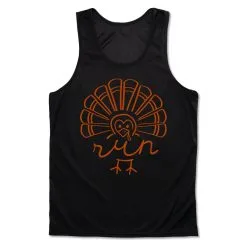 Men's Running Performance Tank Top - Runner Turkey -goneforarun Sales 2023 tr 46841 BLACK MAIN