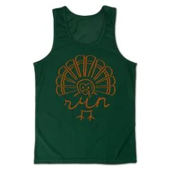 Men's Running Performance Tank Top - Runner Turkey -goneforarun Sales 2023 tr 46841 GREEN MAIN