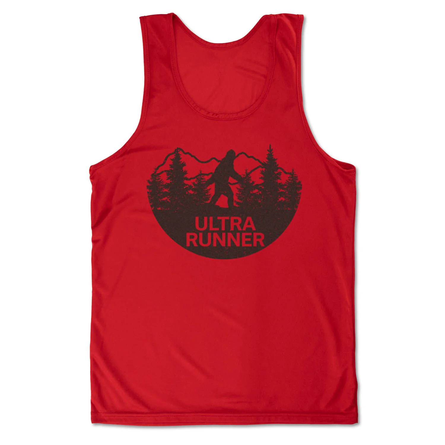 Men's Running Performance Tank Top - Ultra Runner Bigfoot 10 Men's Running Performance Tank Top - Ultra Runner Bigfoot - Image 8