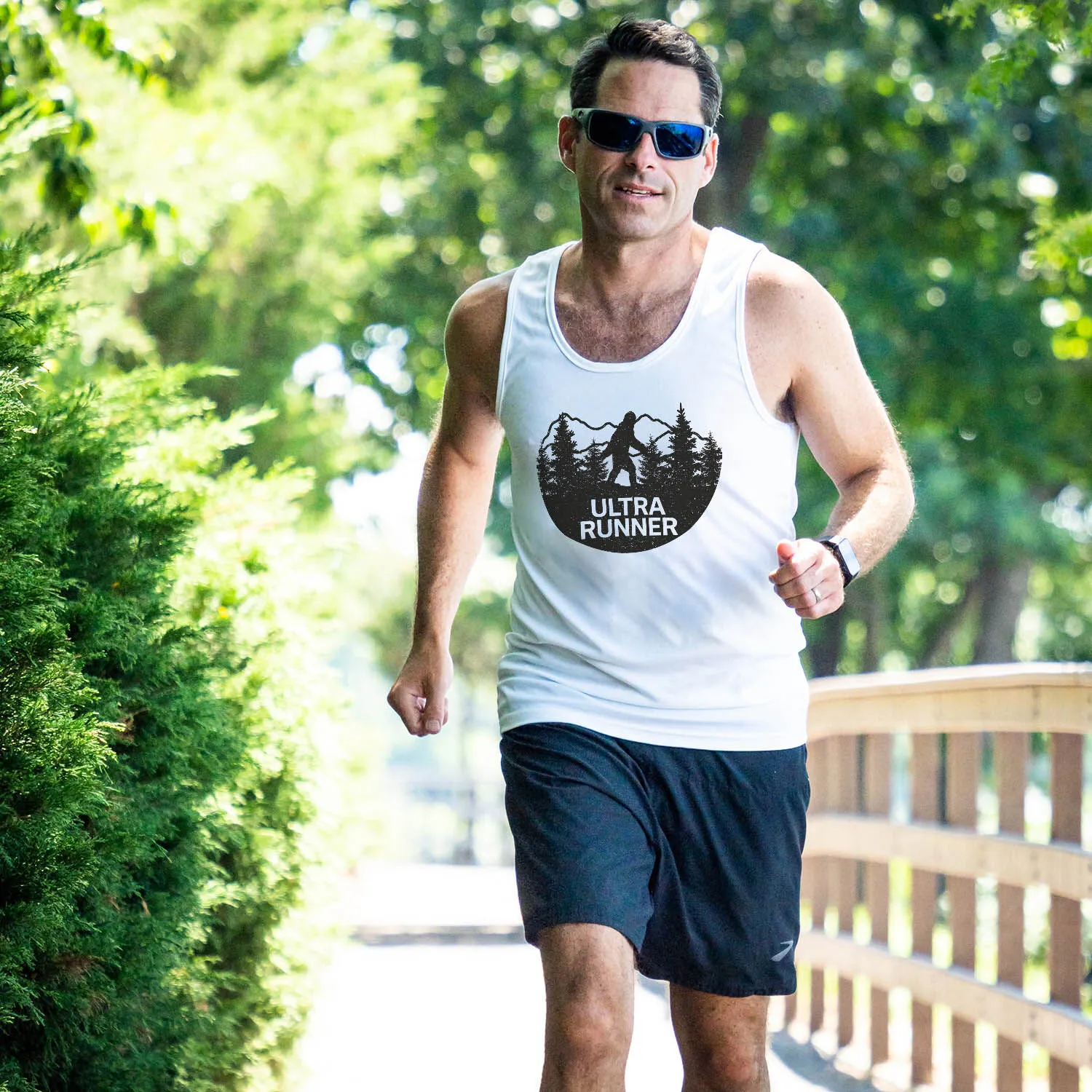 Men's Running Performance Tank Top - Ultra Runner Bigfoot 6 Men's Running Performance Tank Top - Ultra Runner Bigfoot - Image 4