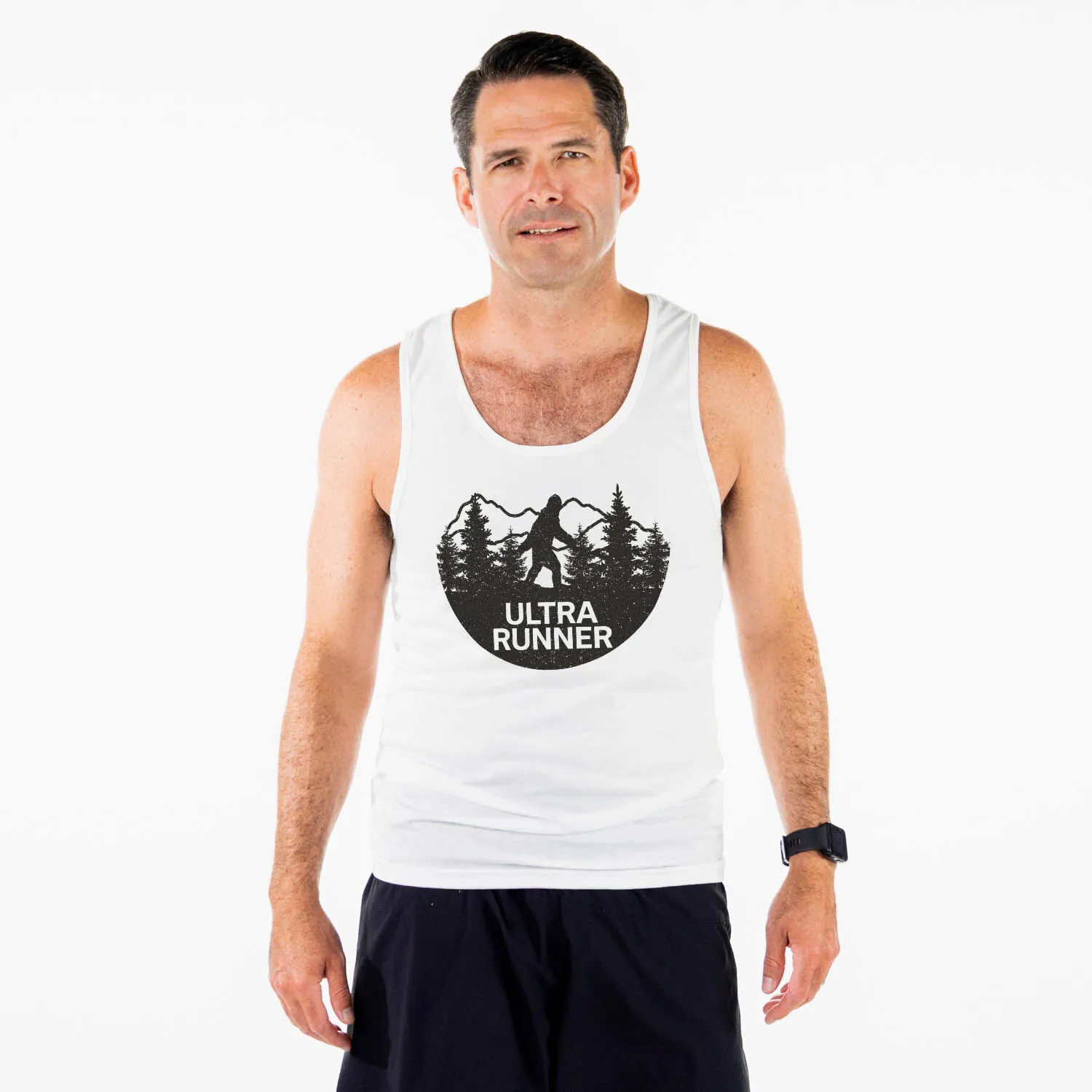 Men's Running Performance Tank Top - Ultra Runner Bigfoot 4 Men's Running Performance Tank Top - Ultra Runner Bigfoot - Image 2