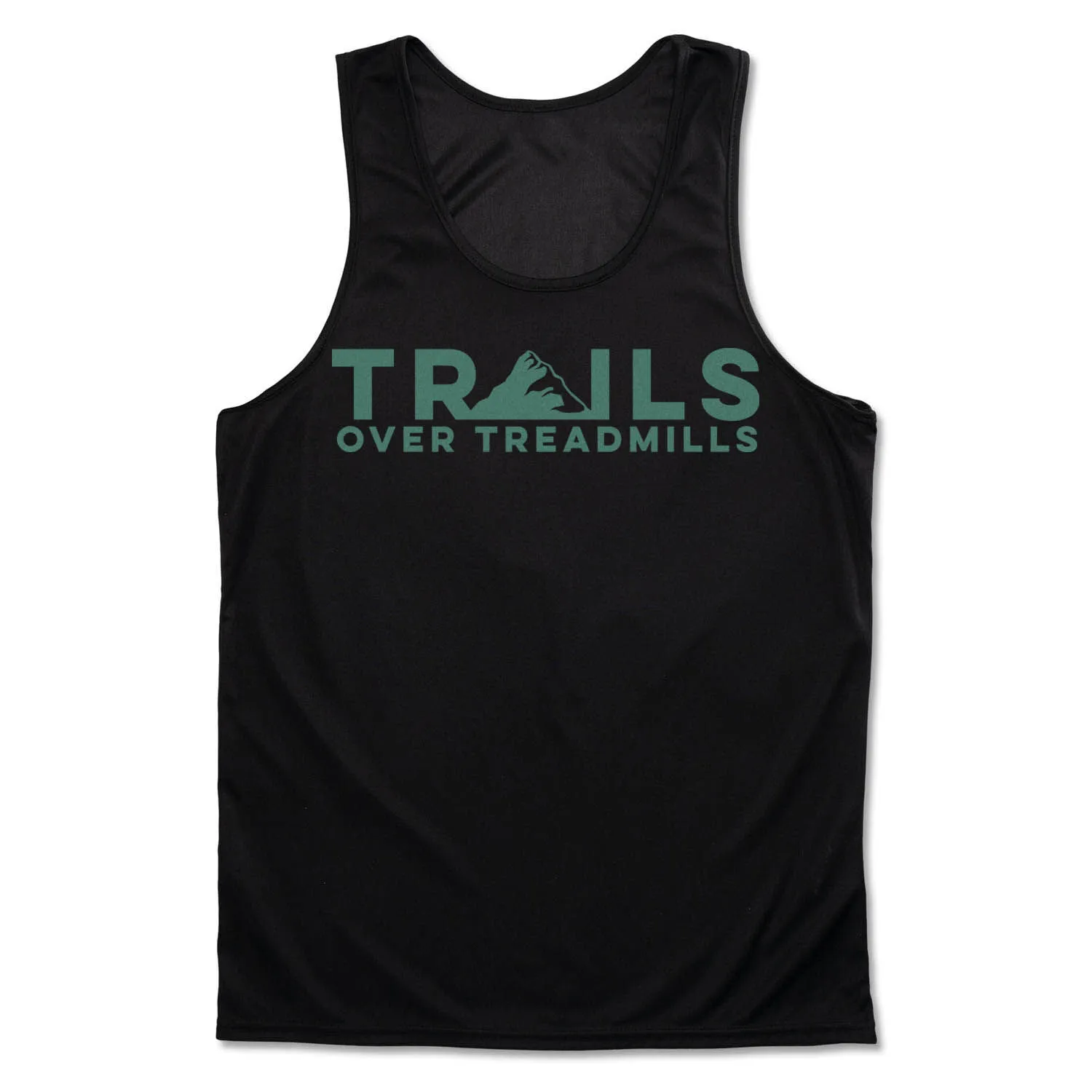 Men's Running Performance Tank Top - Trails Over Treadmills 8 Men's Running Performance Tank Top - Trails Over Treadmills - Image 6