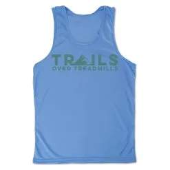 Men's Running Performance Tank Top - Trails Over Treadmills 18 Men's Running Performance Tank Top - Trails Over Treadmills -goneforarun Sales 2023 tr 46846 LIGHTBLUE MAIN