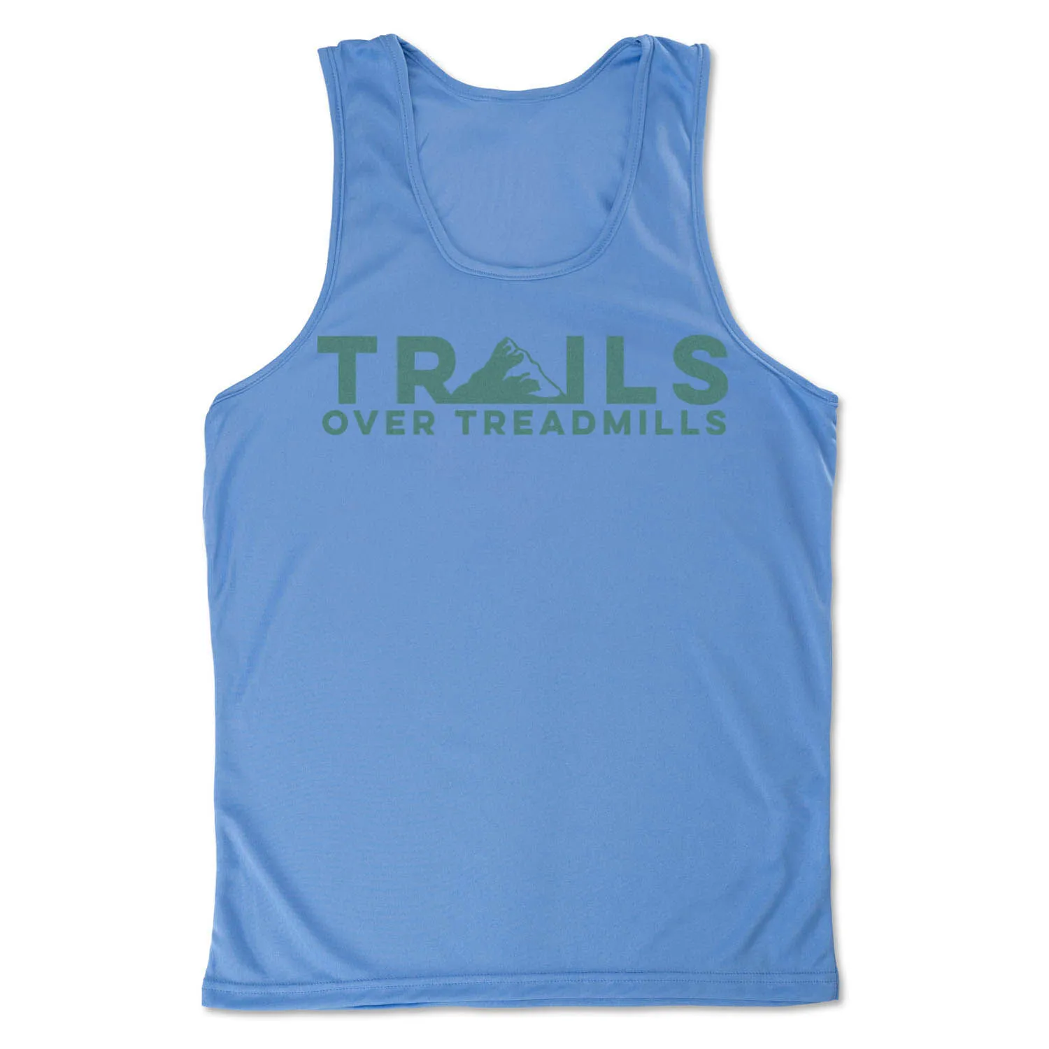 Men's Running Performance Tank Top - Trails Over Treadmills 10 Men's Running Performance Tank Top - Trails Over Treadmills - Image 8