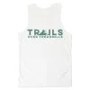 Men's Running Performance Tank Top - Trails Over Treadmills -goneforarun Sales 2023 tr 46846 WHITE MAIN