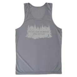 Men's Running Performance Tank Top - Into The Forest I Must Go Running -goneforarun Sales 2023 tr 46847 GRAPHITE MAIN