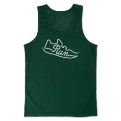 Men's Running Performance Tank Top - Run Shoe -goneforarun Sales 2023 tr 46848 GREEN MAIN