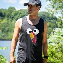 Men's Running Performance Tank Top - Goofy Turkey 14 Men's Running Performance Tank Top - Goofy Turkey -goneforarun Sales 2023 tr 46851 BLACK LIFESTYLE